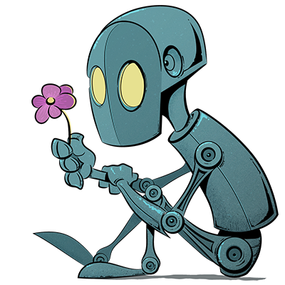 Robot & Flower